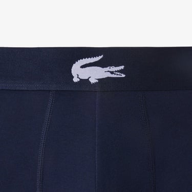  Lacoste Erkek Baskılı 3'lü Renkli Boxer