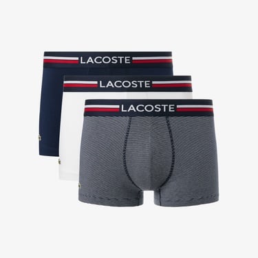  Lacoste Erkek 3'lü Renkli Boxer