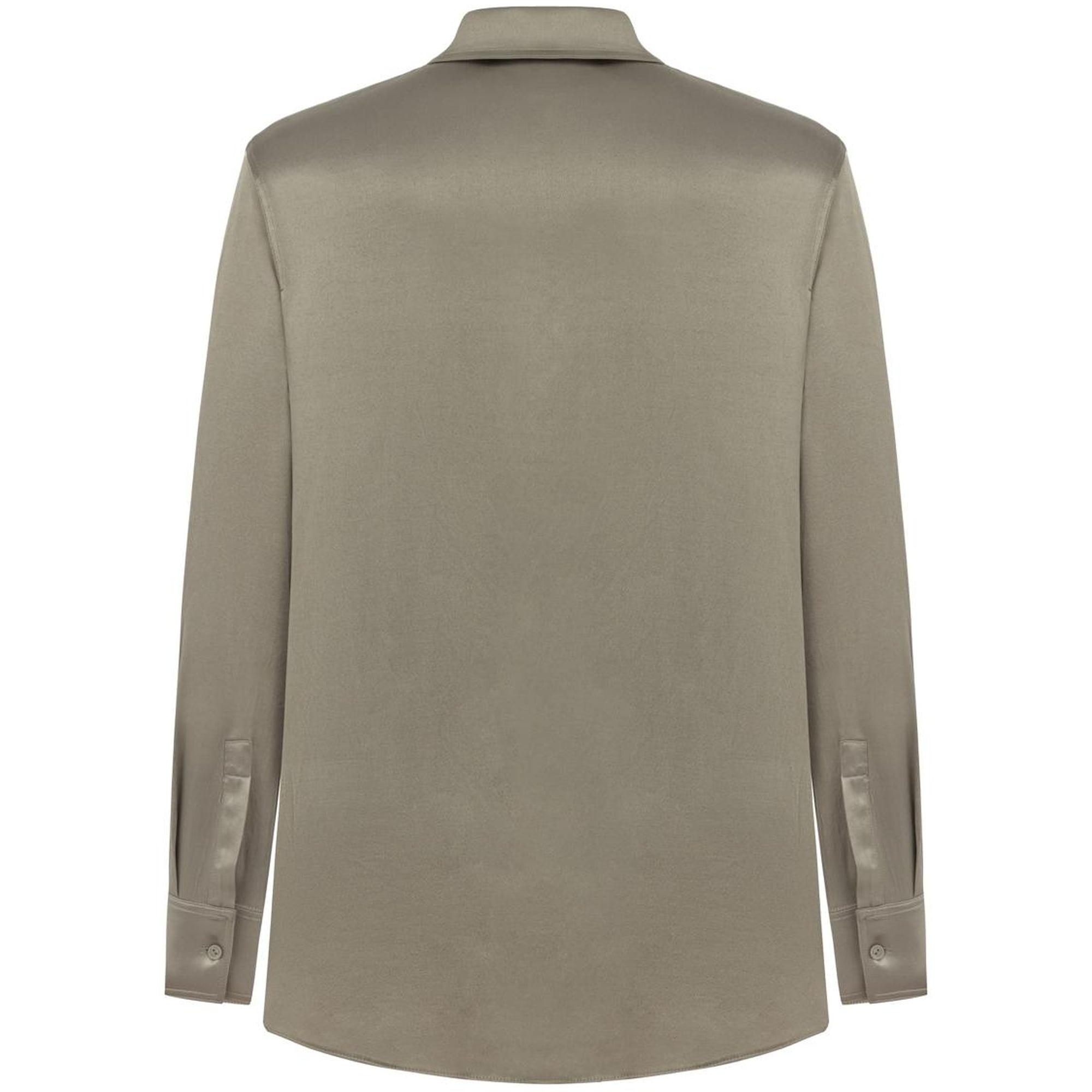 Dökümlü Saten Gömlek