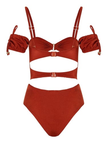  Büzgü Detaylı Mayo