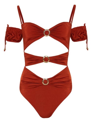  Büzgü Detaylı Mayo