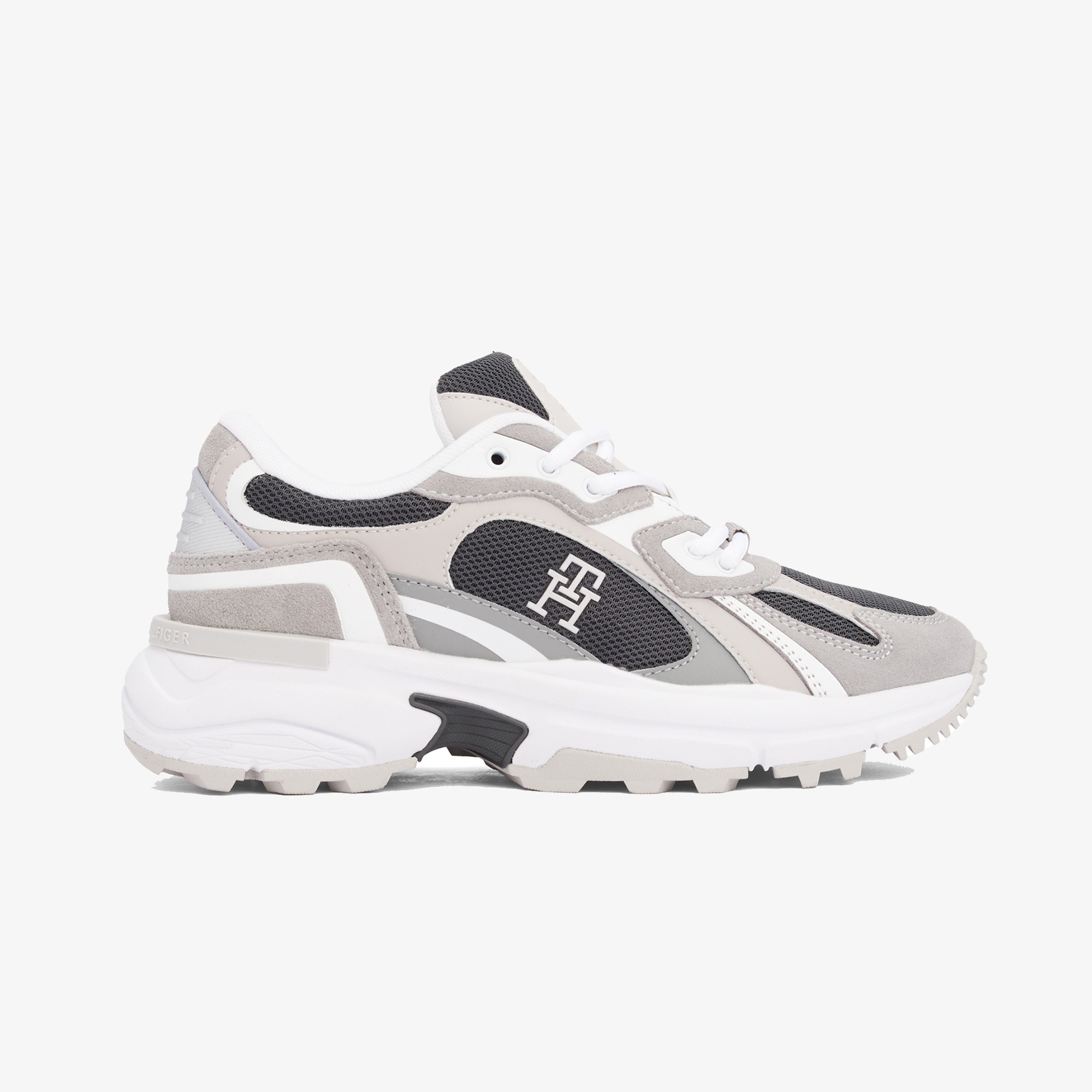 Tommy Hilfiger Modern Rugged Runner Kadın Gri Sneaker