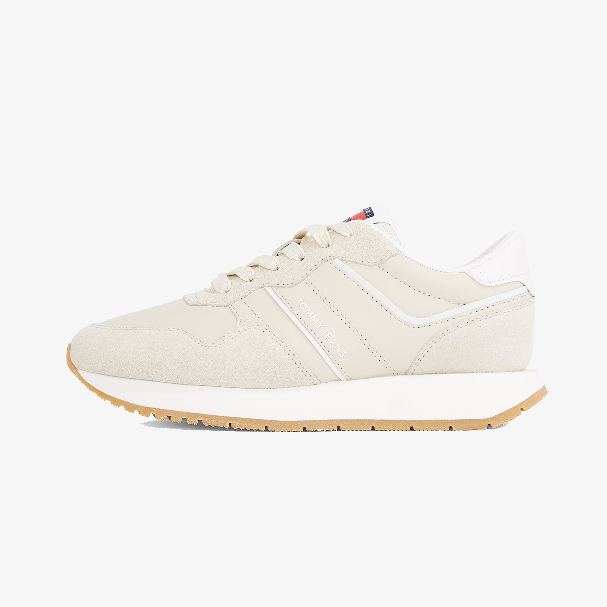 Tommy Hilfiger Tommy Hilfiger Eva Retro Runner Kadın Bej Sneaker | FashFed Bej - 5. görsel