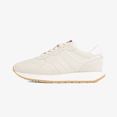  Tommy Hilfiger Eva Retro Runner Kadın Bej Sneaker