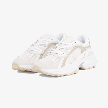  Tommy Hilfiger Modern Rugged Runner Kadın Bej Sneaker