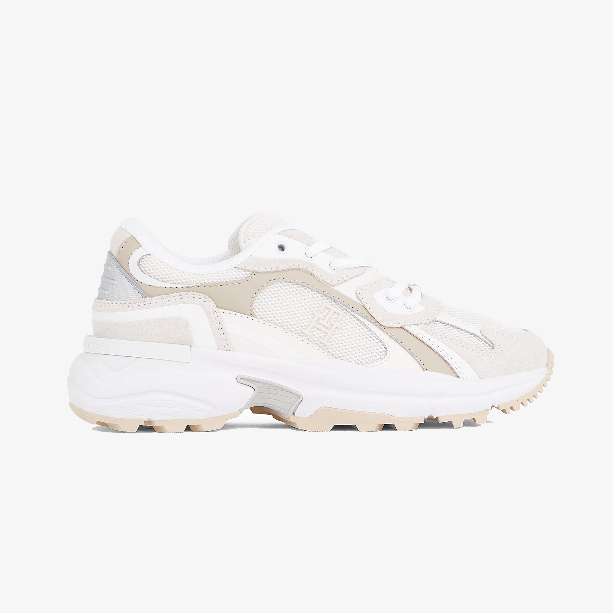 Tommy Hilfiger Modern Rugged Runner Kadın Bej Sneaker
