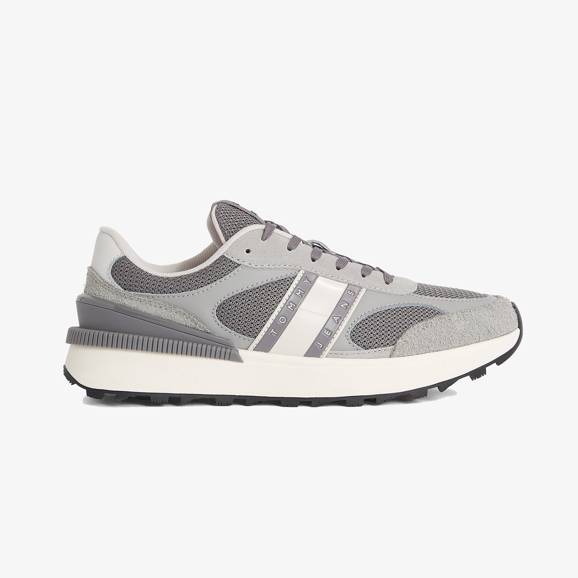Tommy Hilfiger Technical Runner Ess Erkek Gri Sneaker