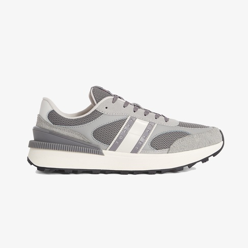  Tommy Hilfiger Technical Runner Ess Erkek Gri Sneaker