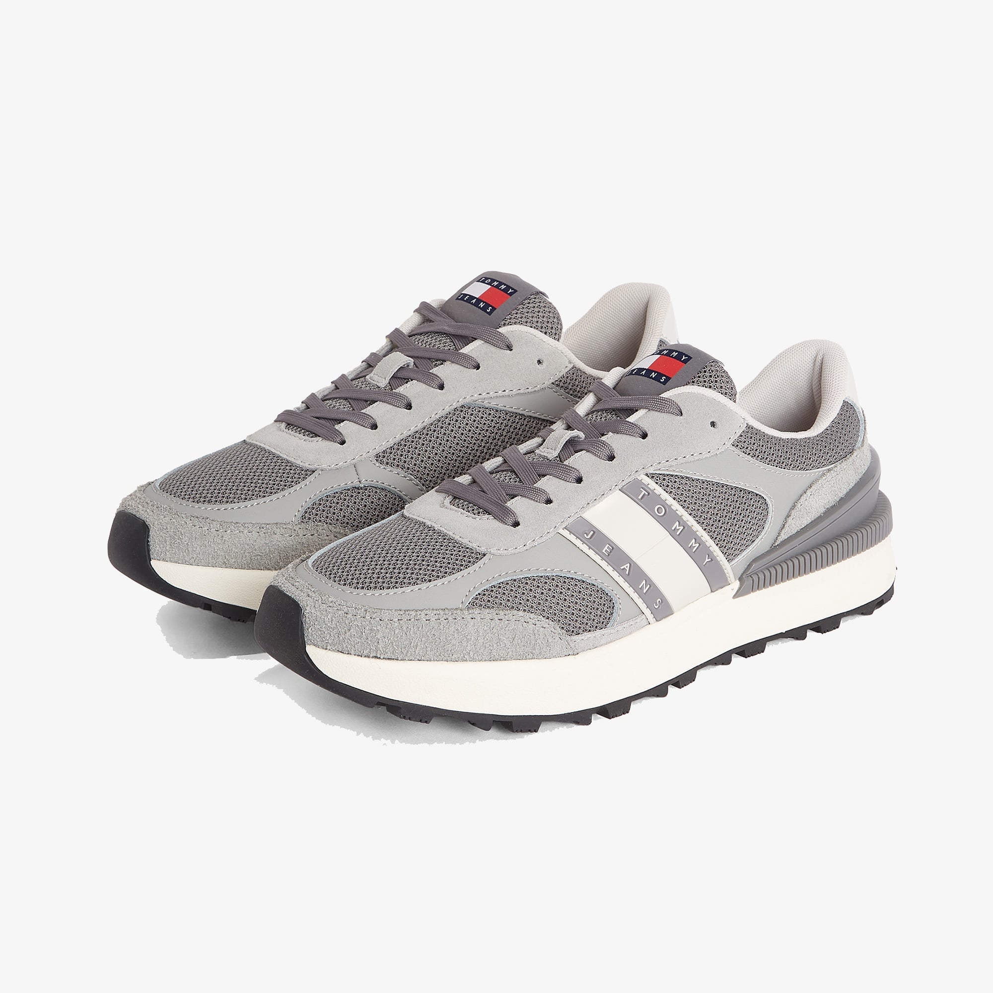 Tommy Hilfiger Technical Runner Ess Erkek Gri Sneaker