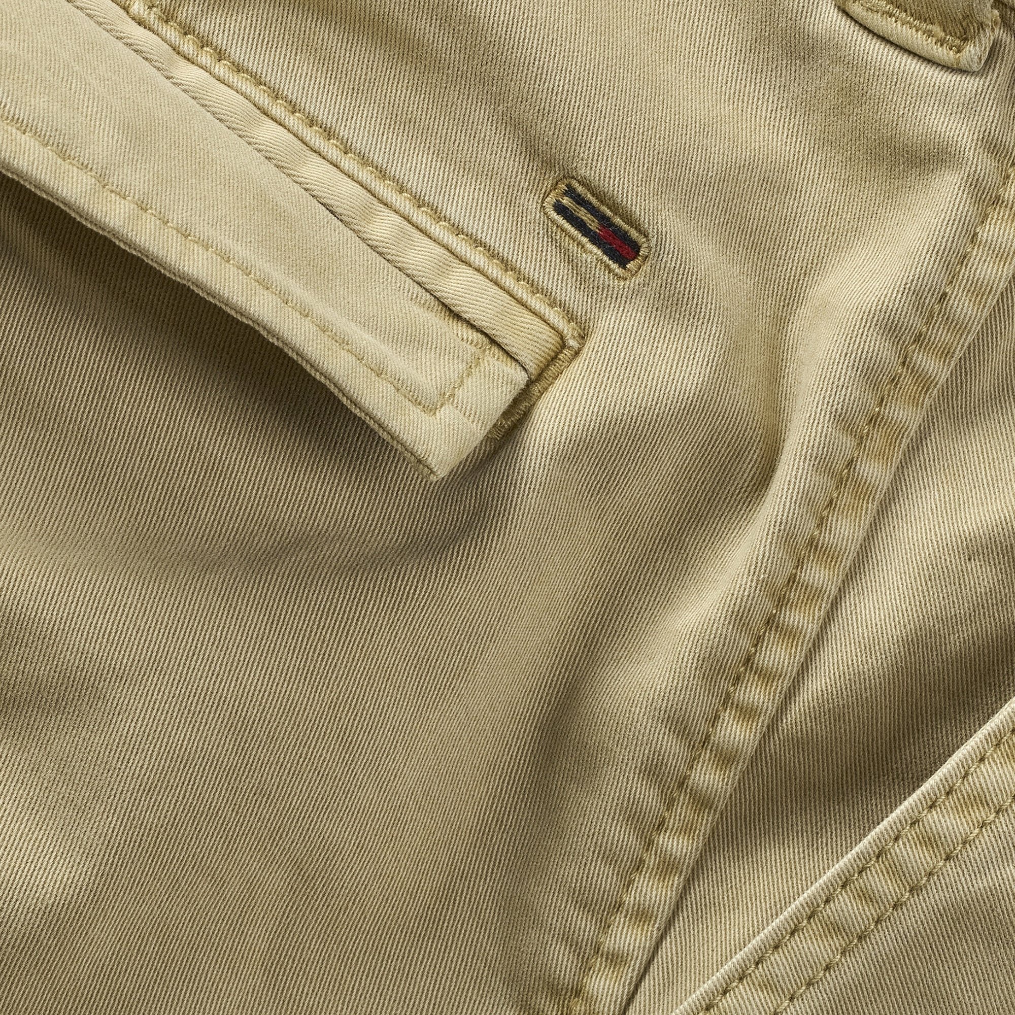 Tommy Jeans Mini Front Pleats Kadın Bej Etek