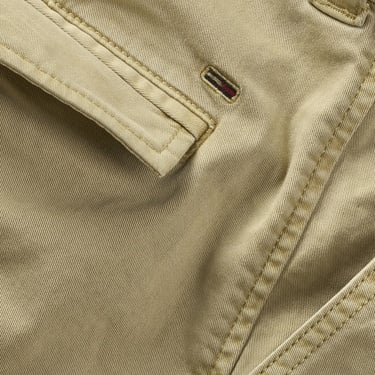  Tommy Jeans Mini Front Pleats Kadın Bej Etek