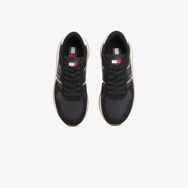  Tommy Hilfiger Eva Retro Runner Kadın Siyah Sneaker