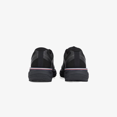  Tommy Hilfiger Runner Tech Knit Mix Erkek Siyah Sneaker
