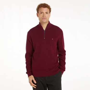  Tommy Hilfiger Erkek Mor Triko