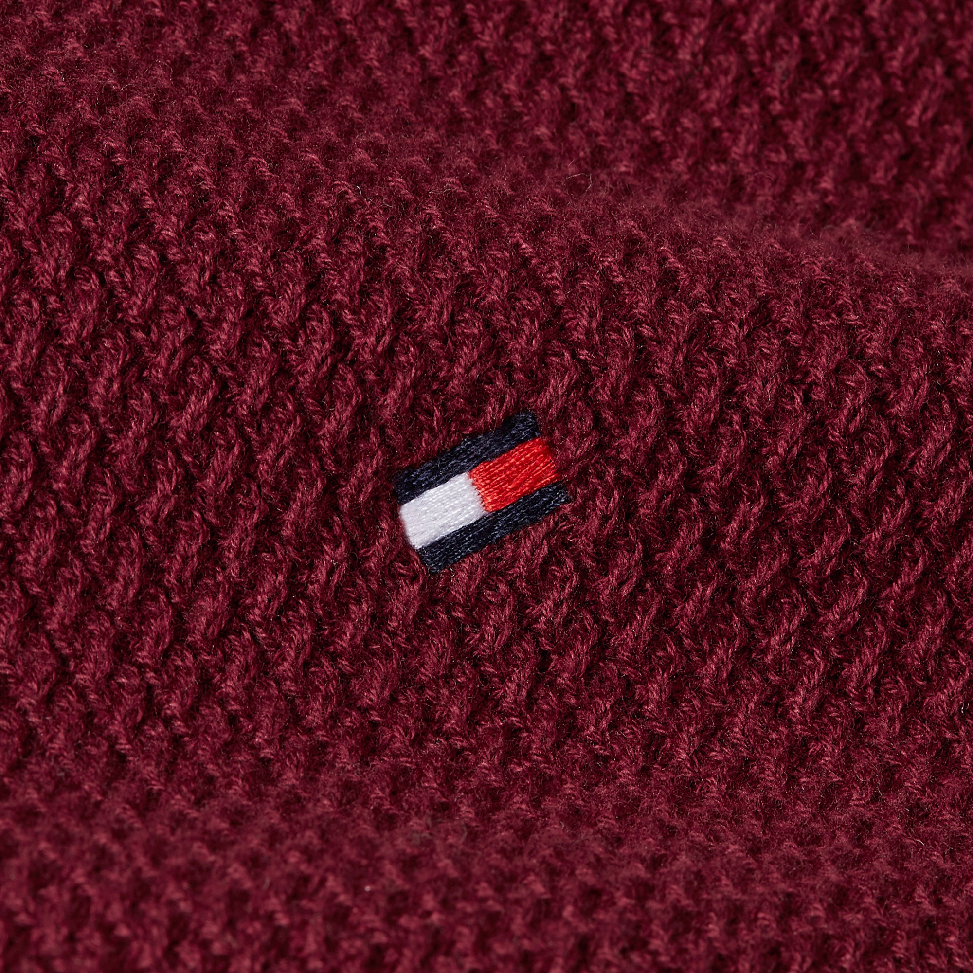 Tommy Hilfiger Erkek Mor Triko