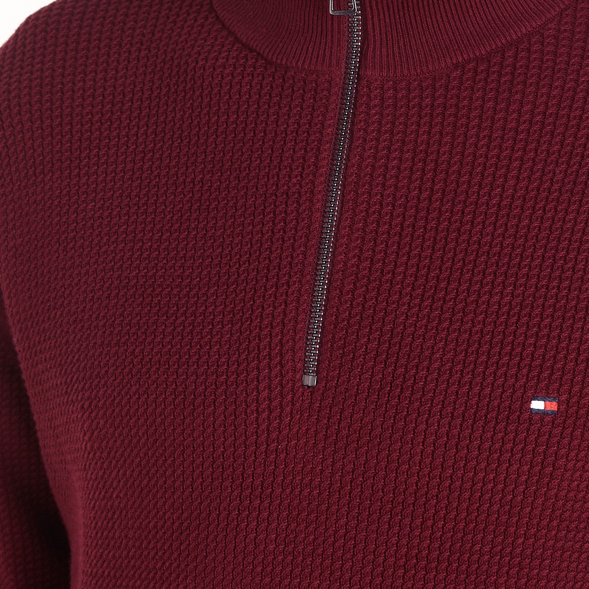 Tommy Hilfiger Erkek Mor Triko