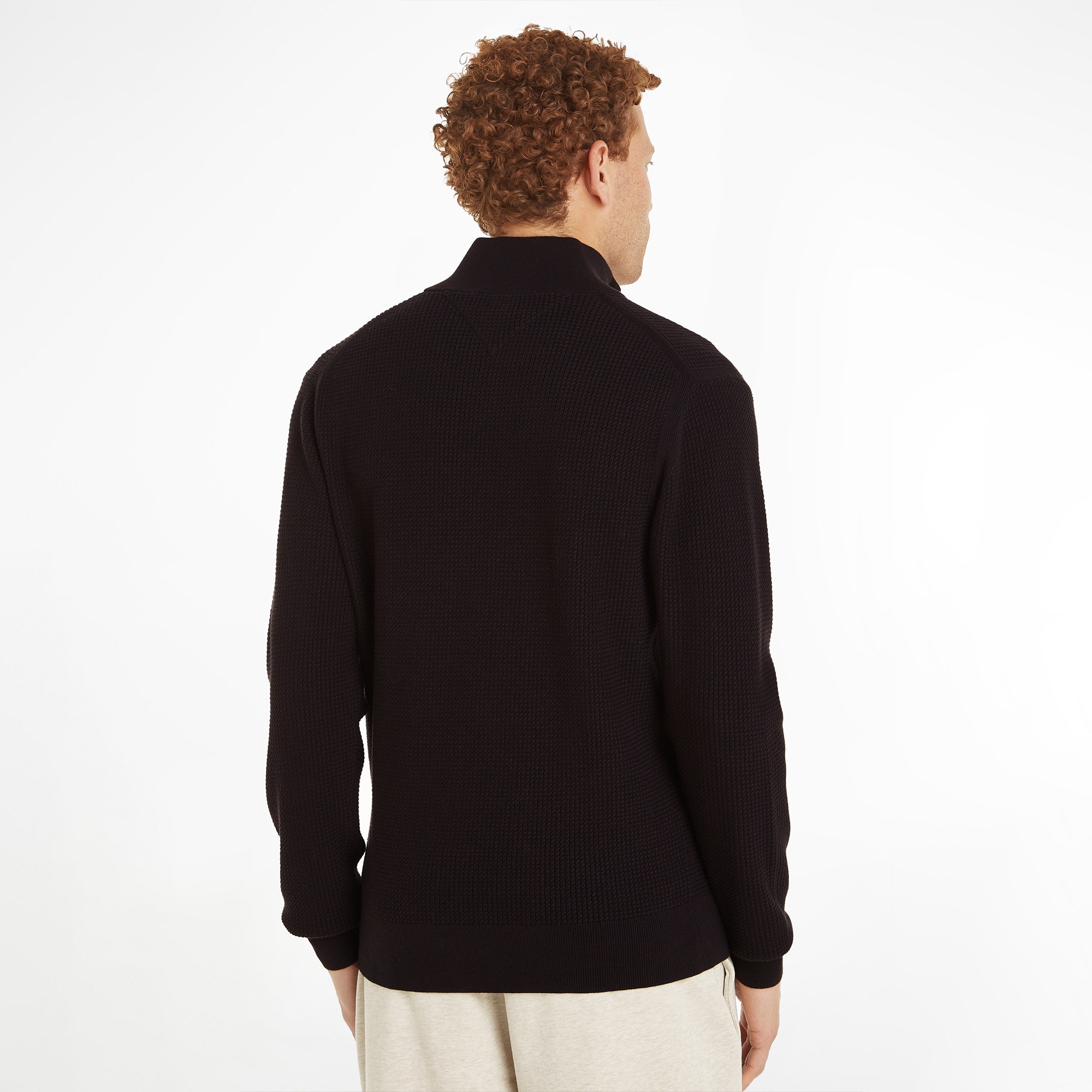 Tommy Hilfiger Erkek Siyah Triko