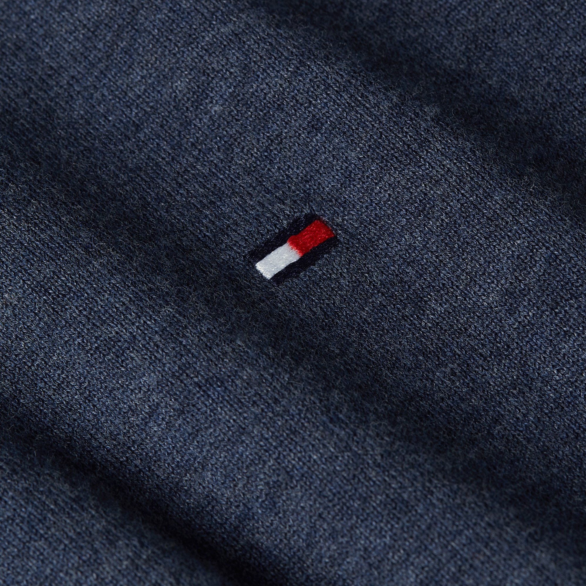 Tommy Hilfiger Erkek Mavi Triko