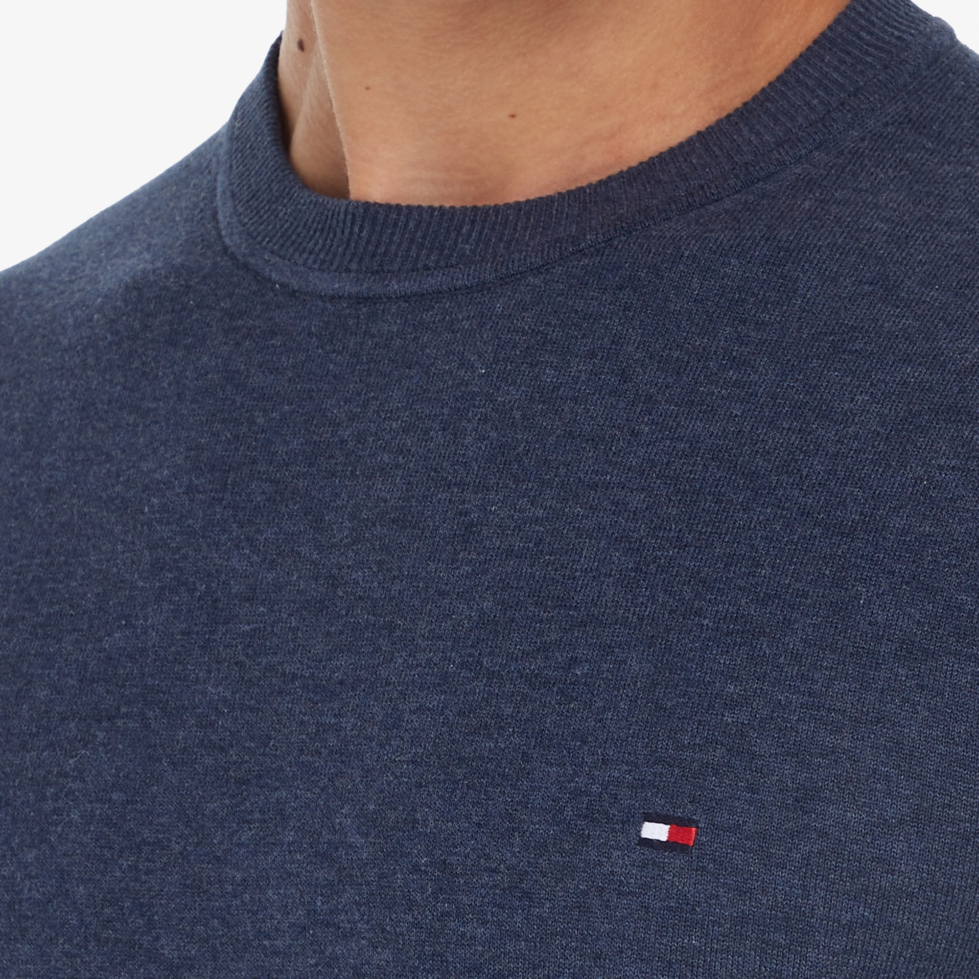 Tommy Hilfiger Erkek Mavi Triko