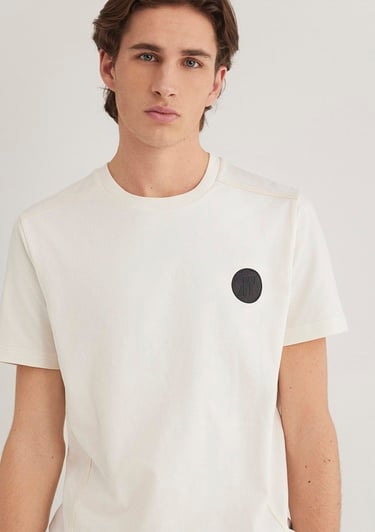  Mavi Mavi Pro Logo Ekru Tişört Muscle Fit 0612747-70057