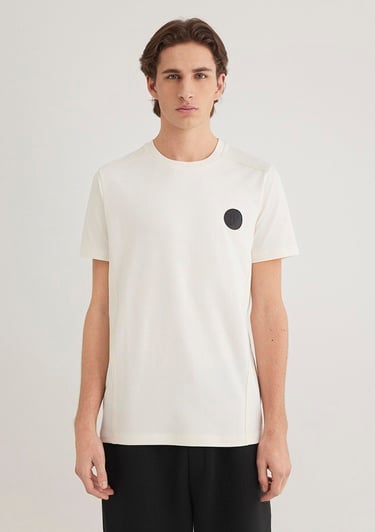  Mavi Mavi Pro Logo Ekru Tişört Muscle Fit 0612747-70057