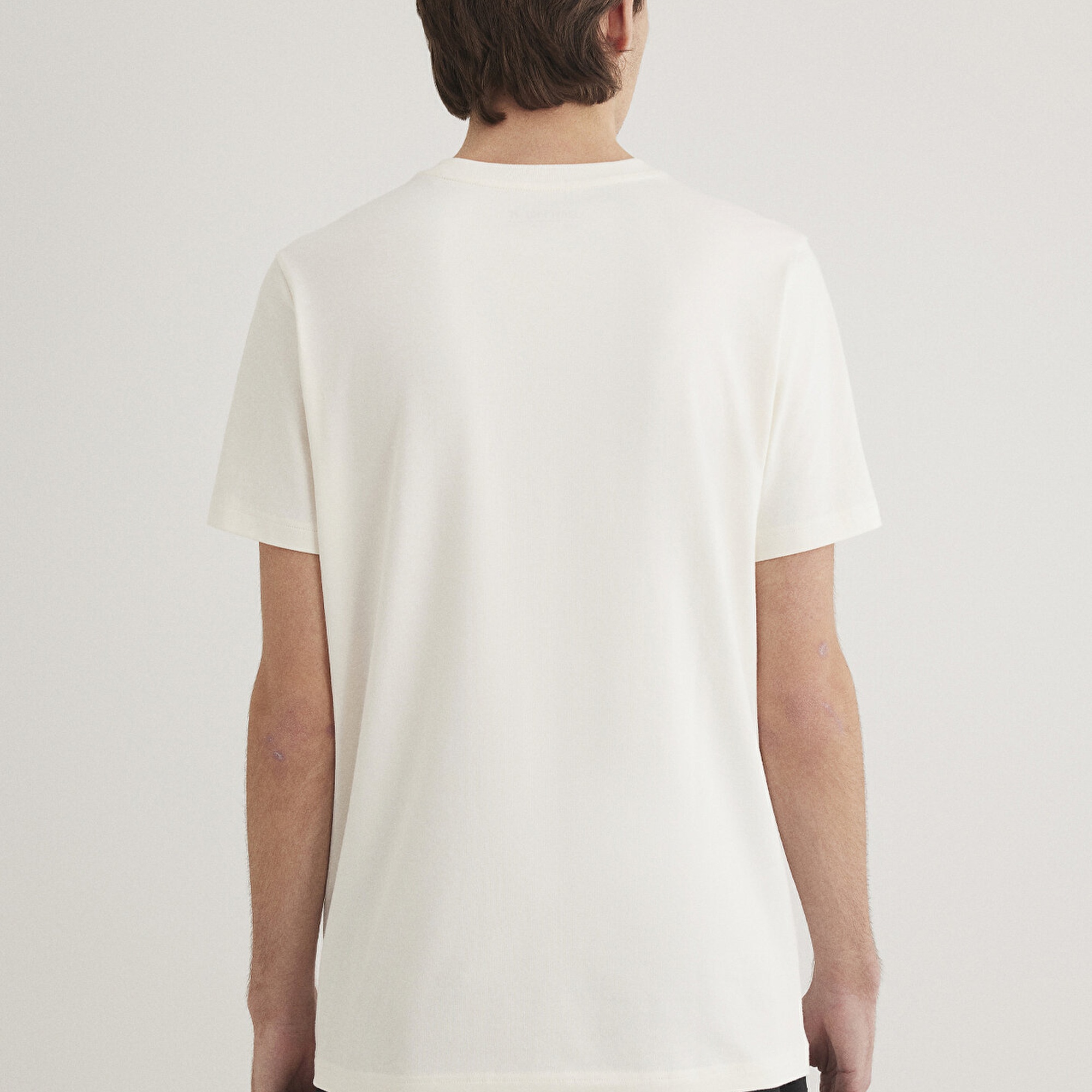 Mavi Mavi Pro Logo Ekru Tişört Muscle Fit 0612747-70057