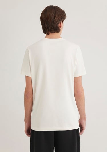  Mavi Mavi Pro Logo Ekru Tişört Muscle Fit 0612747-70057