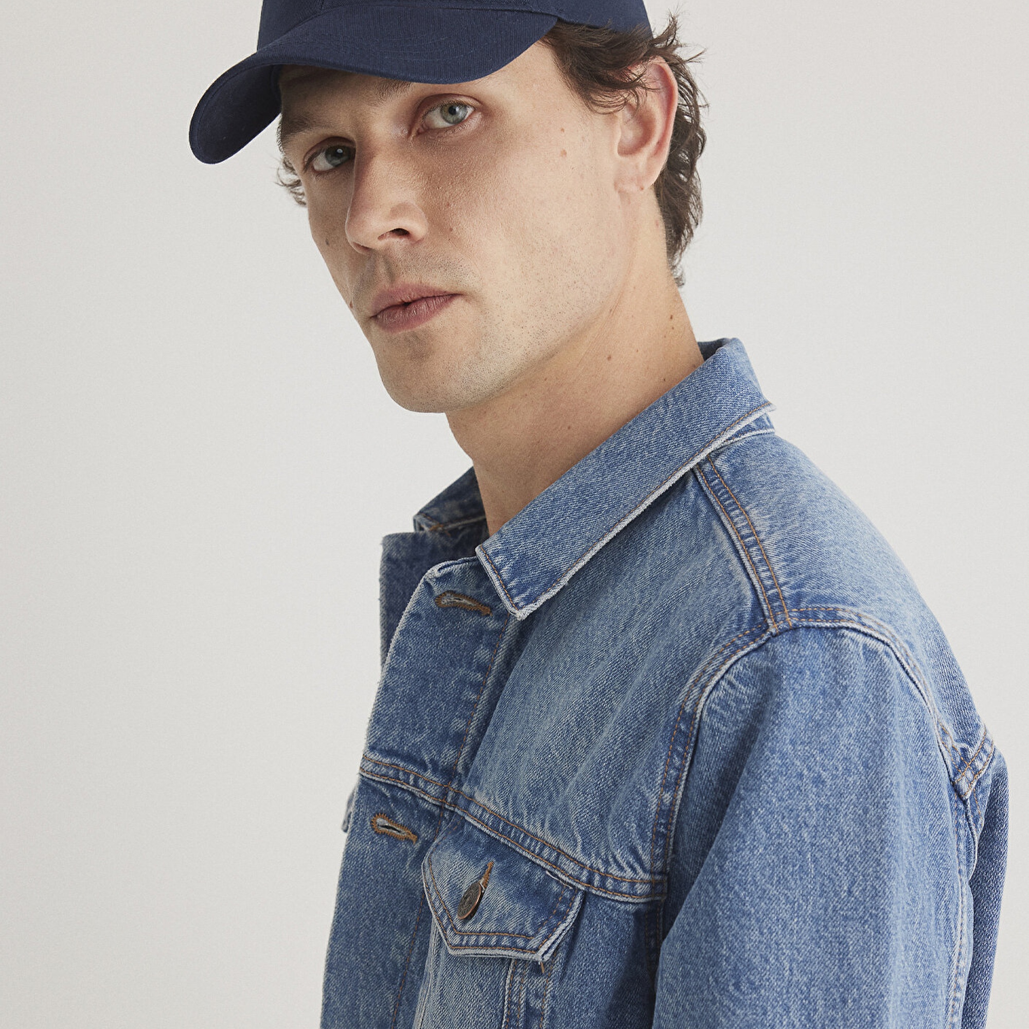 Mavi Mühür Logo Nakışlı Lacivert Şapka 0911882-34606