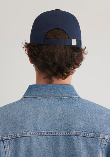  Mavi Mühür Logo Nakışlı Lacivert Şapka 0911882-34606