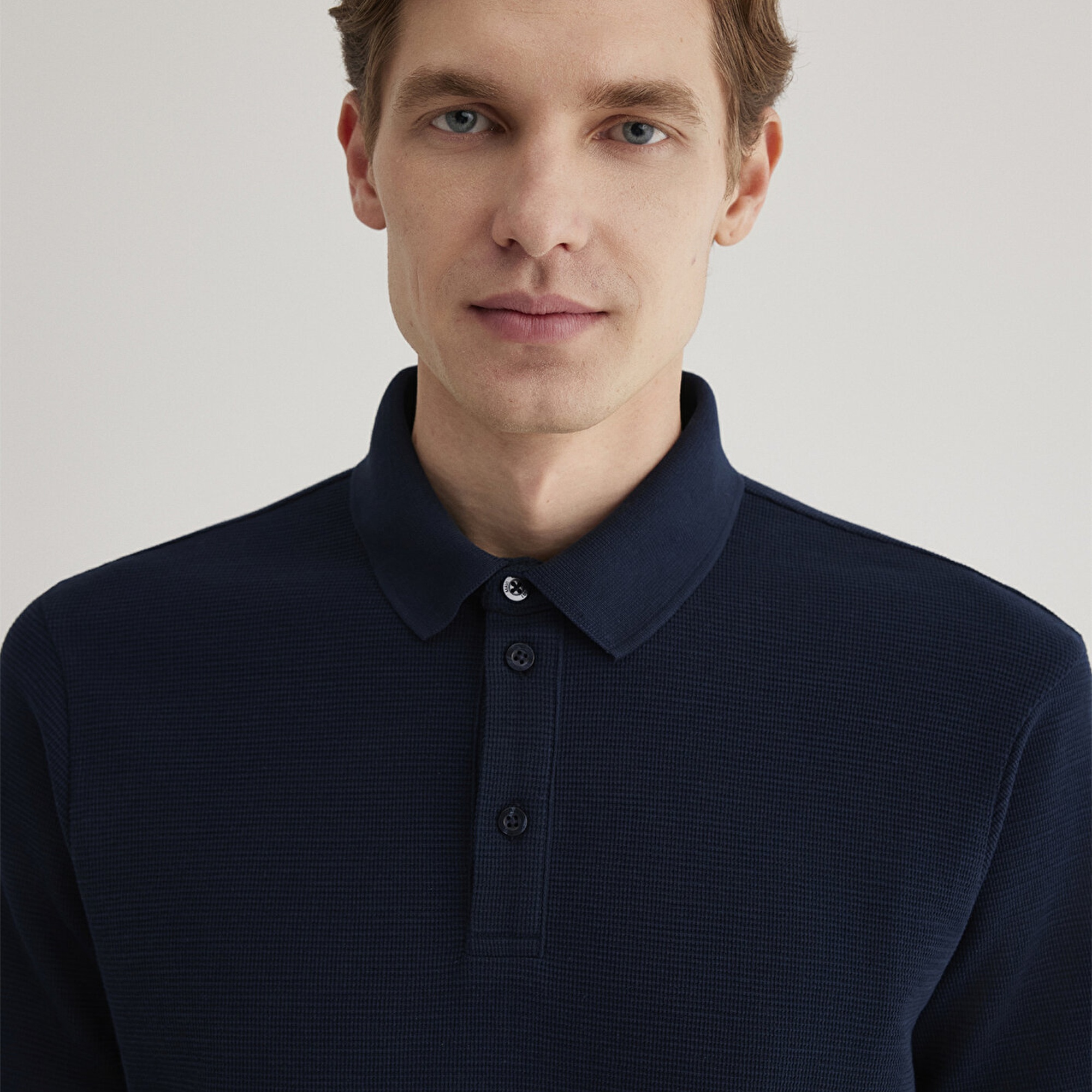 Mavi Lacivert Polo Tişört Slim Fit / Dar Kesim 0612521-70490