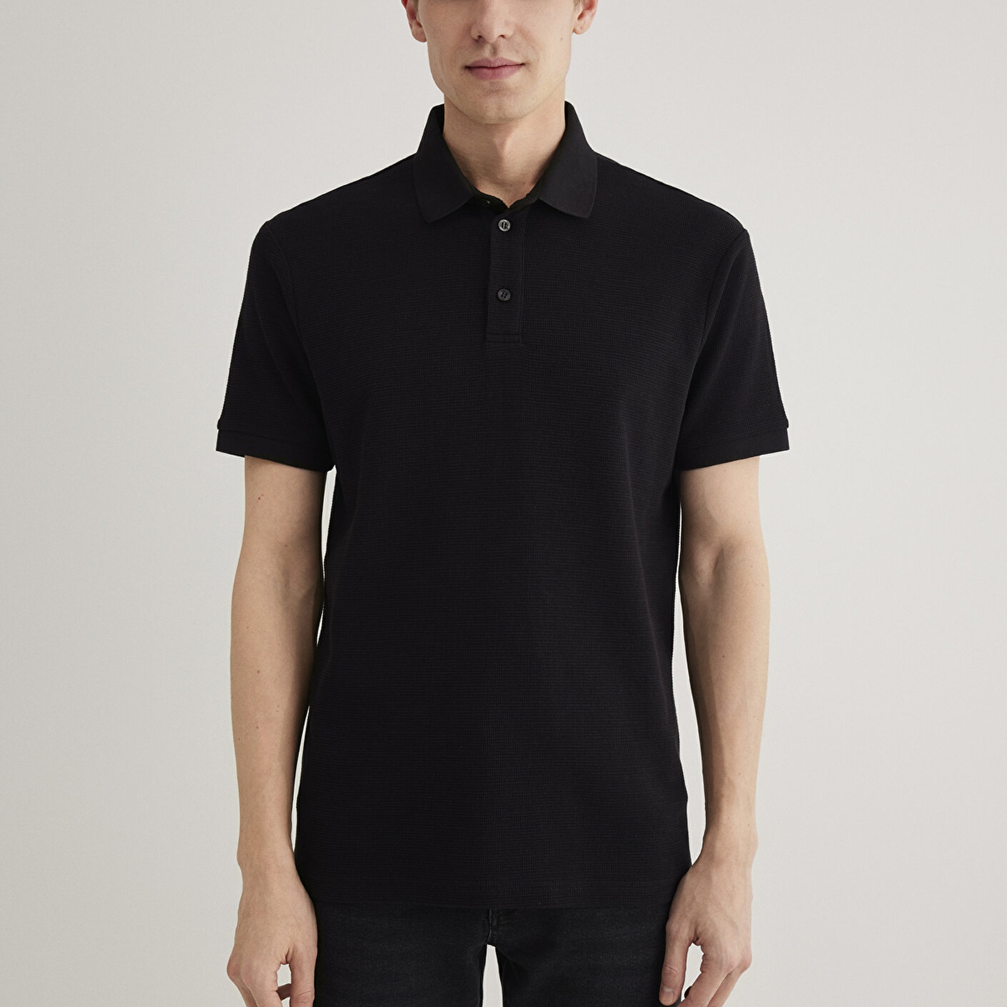 Mavi Siyah Polo Tişört Slim Fit / Dar Kesim 0612521-900