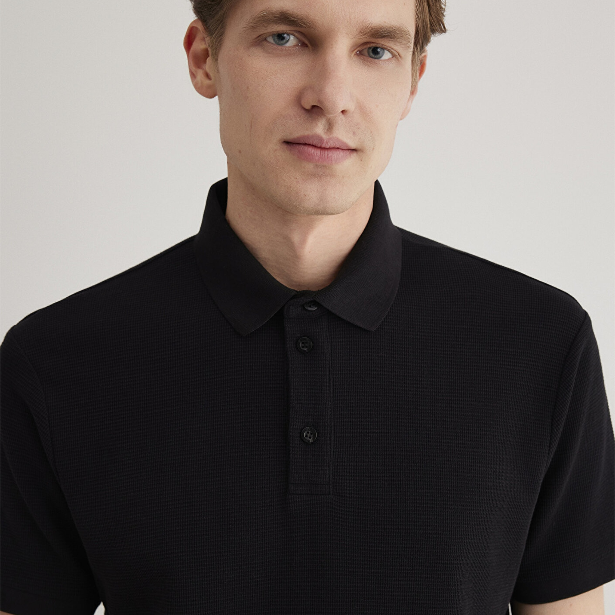 Mavi Siyah Polo Tişört Slim Fit / Dar Kesim 0612521-900