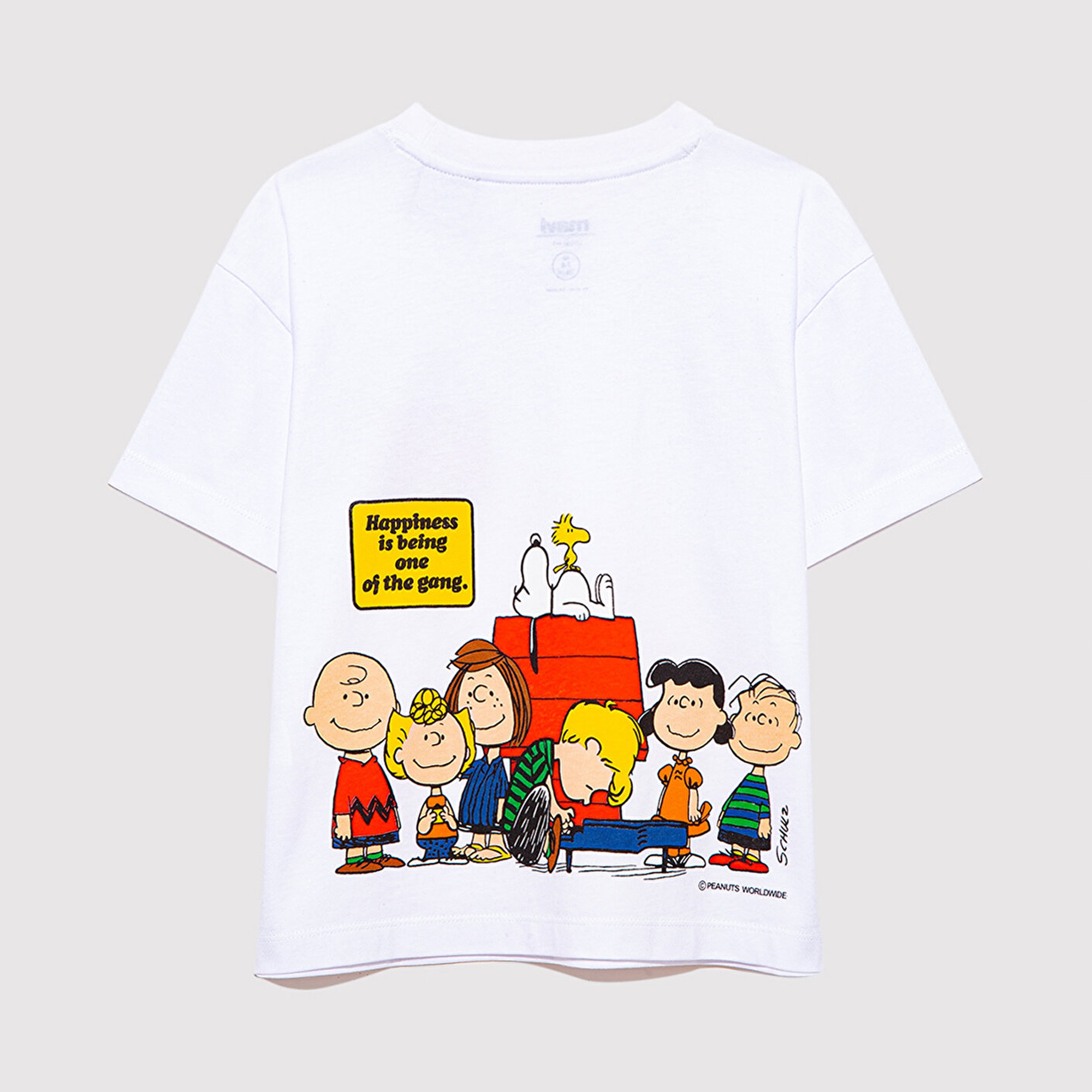 Mavi Peanuts Baskılı Beyaz Tişört Loose Fit / Bol Rahat Kesim 7610295-620