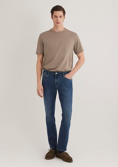  Mavi Martin Premium Blue Gölgeli Koyu Mavi Jean Pantolon 0037888222