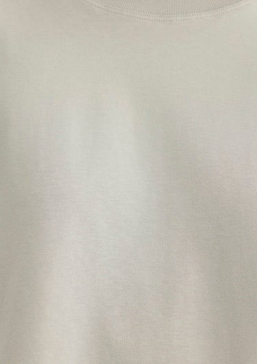  Mavi Gri Crop Basic Tişört Crop / Kısa Kesim 1612377-70082