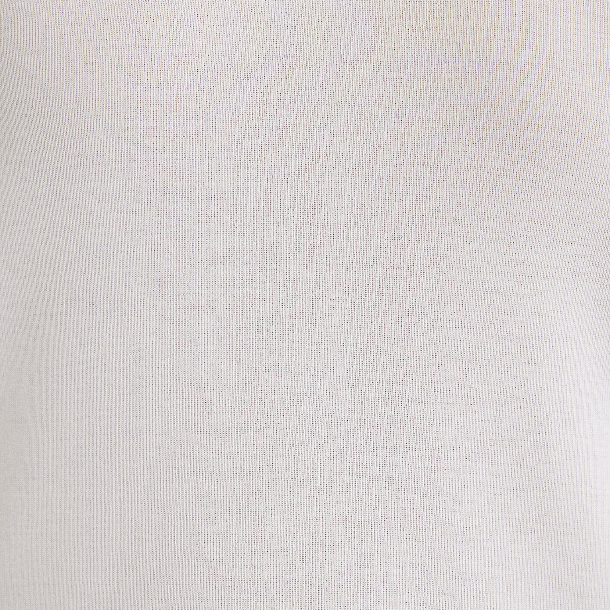 Mavi V Yaka Şerit Detaylı Beyaz Tişört Slim Fit / Dar Kesim 1612906-70057