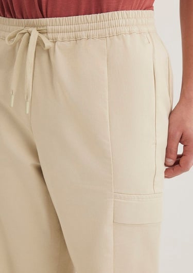  Mavi Bej Kargo Jogger Pantolon 0010430-70322