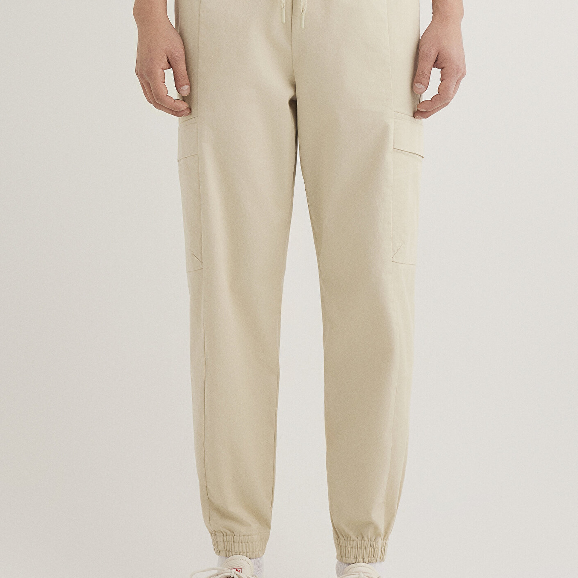 Mavi Bej Kargo Jogger Pantolon 0010430-70322