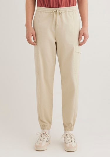  Mavi Bej Kargo Jogger Pantolon 0010430-70322