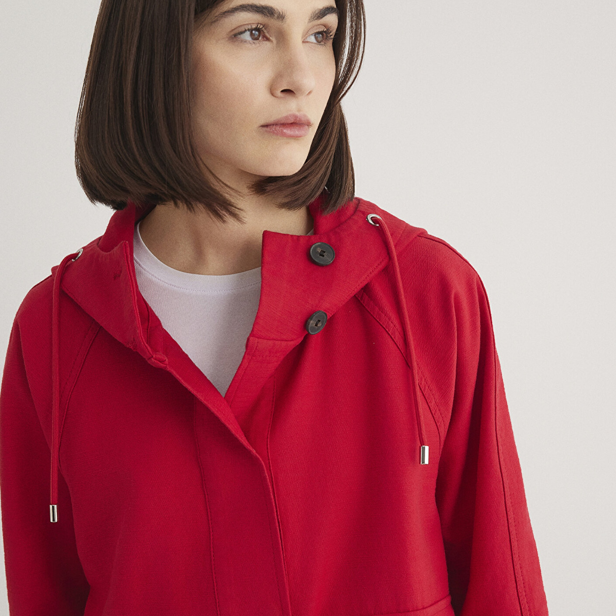 Mavi Kırmızı Ceket Oversize / Geniş Kesim 1110625-70463