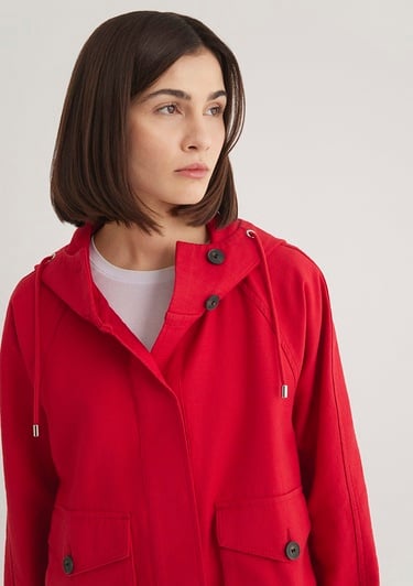  Mavi Kırmızı Ceket Oversize / Geniş Kesim 1110625-70463