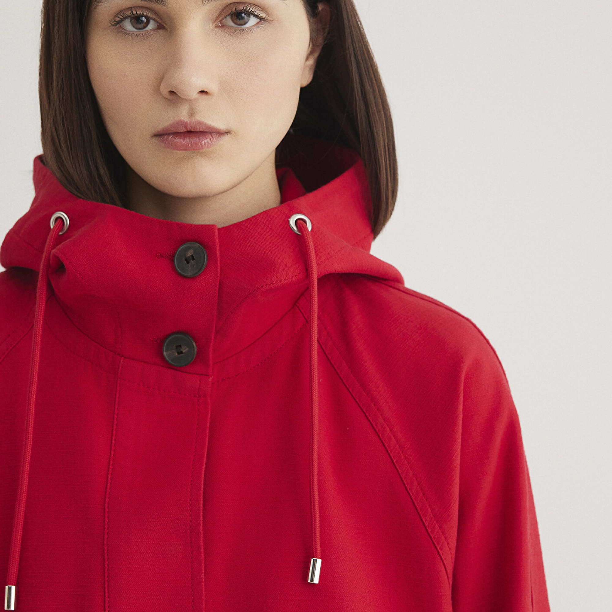 Mavi Kırmızı Ceket Oversize / Geniş Kesim 1110625-70463