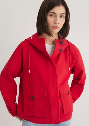  Mavi Kırmızı Ceket Oversize / Geniş Kesim 1110625-70463