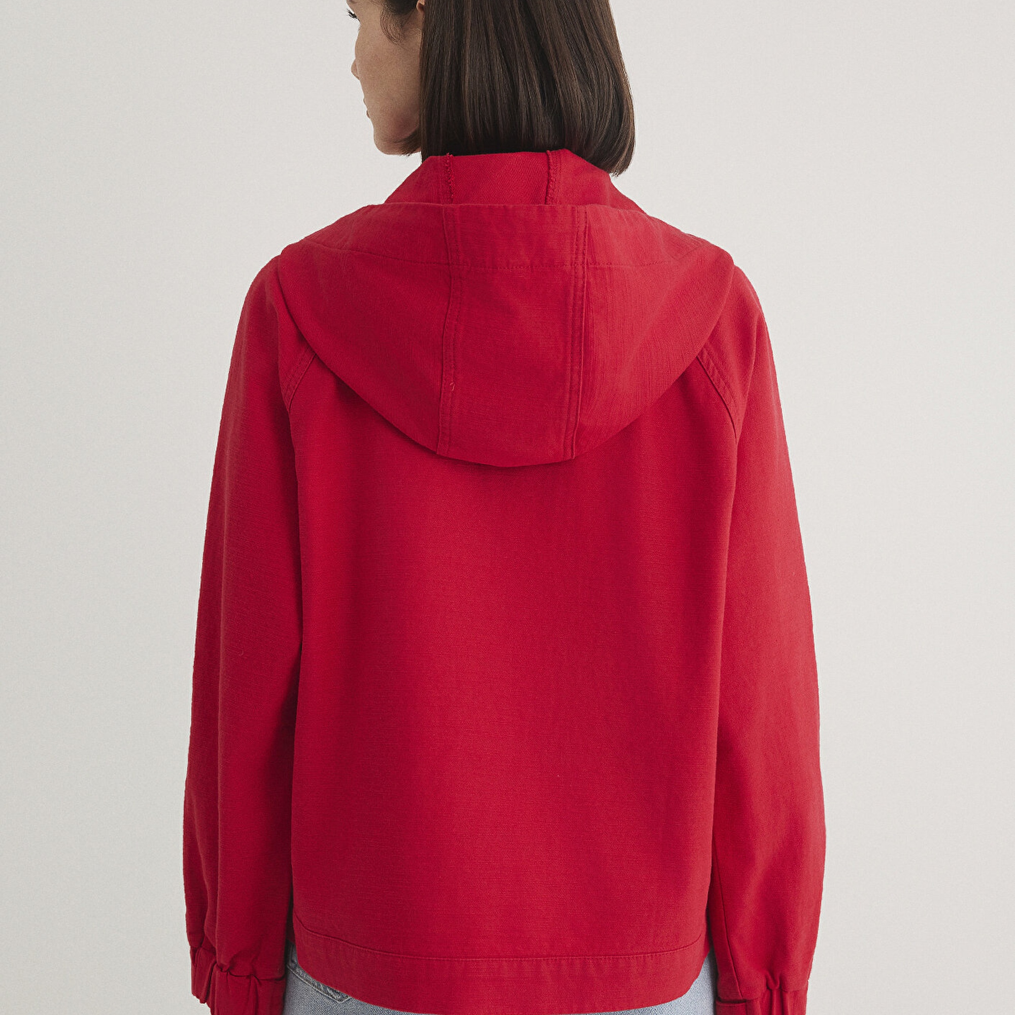 Mavi Kırmızı Ceket Oversize / Geniş Kesim 1110625-70463