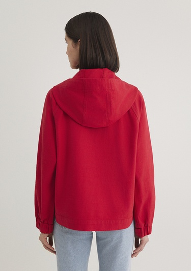  Mavi Kırmızı Ceket Oversize / Geniş Kesim 1110625-70463