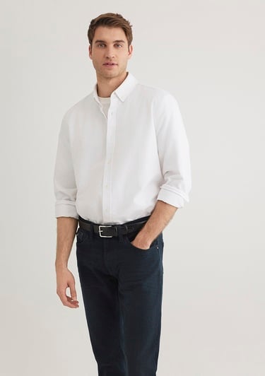  Mavi Beyaz Gömlek Regular Fit / Normal Kesim 0211199-620