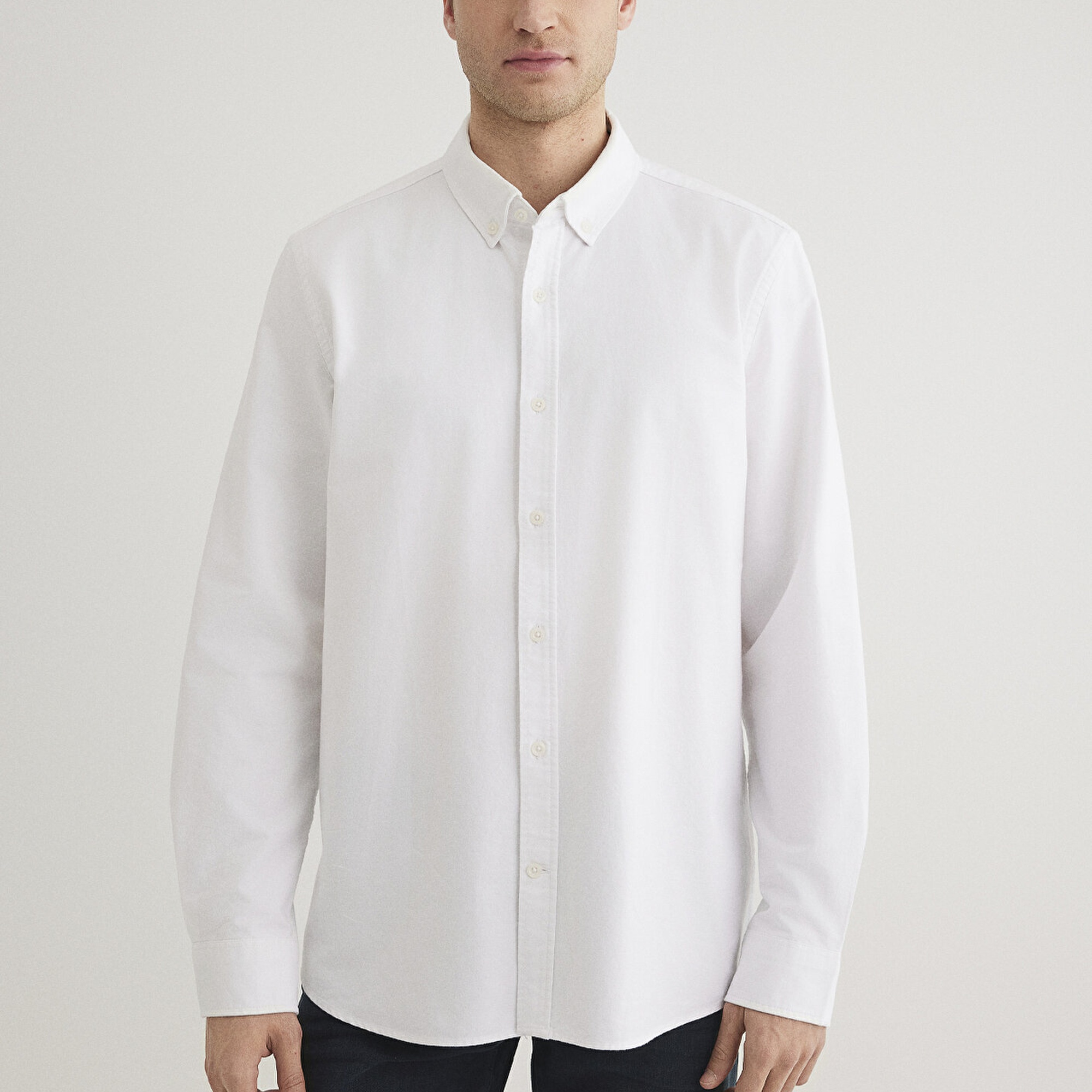 Mavi Beyaz Gömlek Regular Fit / Normal Kesim 0211199-620