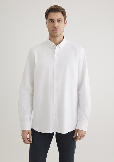  Mavi Beyaz Gömlek Regular Fit / Normal Kesim 0211199-620