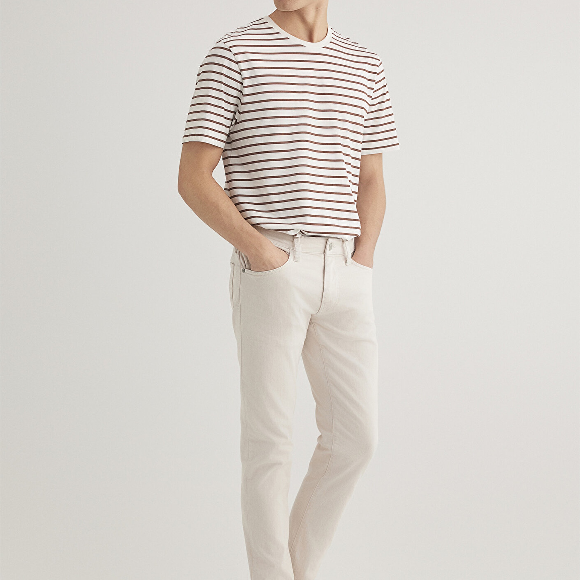 Mavi Jake Ekru Comfort Gabardin Pantolon 0042222763