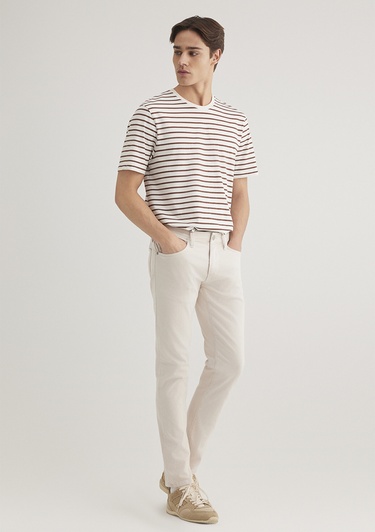  Mavi Jake Ekru Comfort Gabardin Pantolon 0042222763